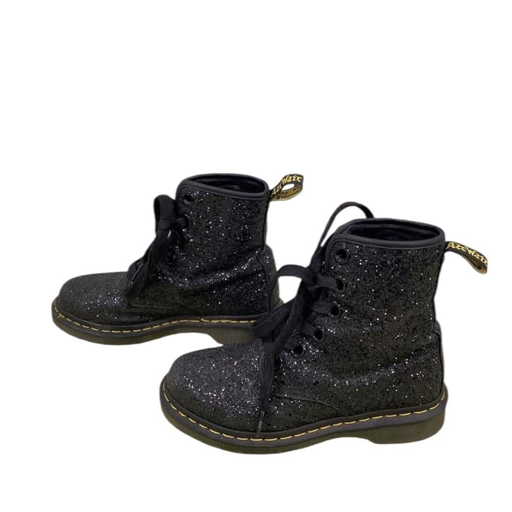 Dr. Martens Womens 1460 Farrah Black Chunky Glitter Lace-up Combat Boots
Size 6 - Picture 12 of 14